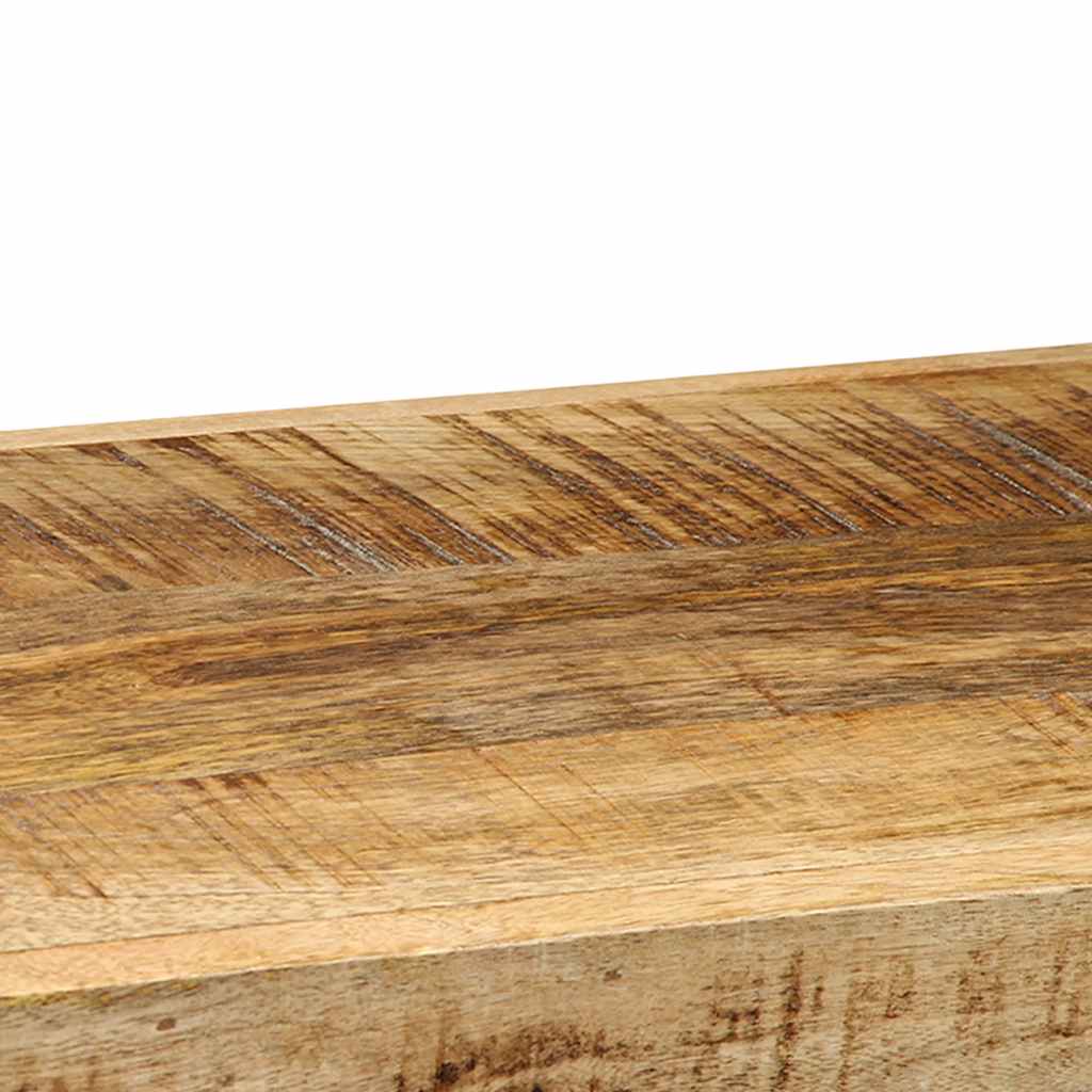 Étagère murale 90x33x45 cm bois de manguier massif brut