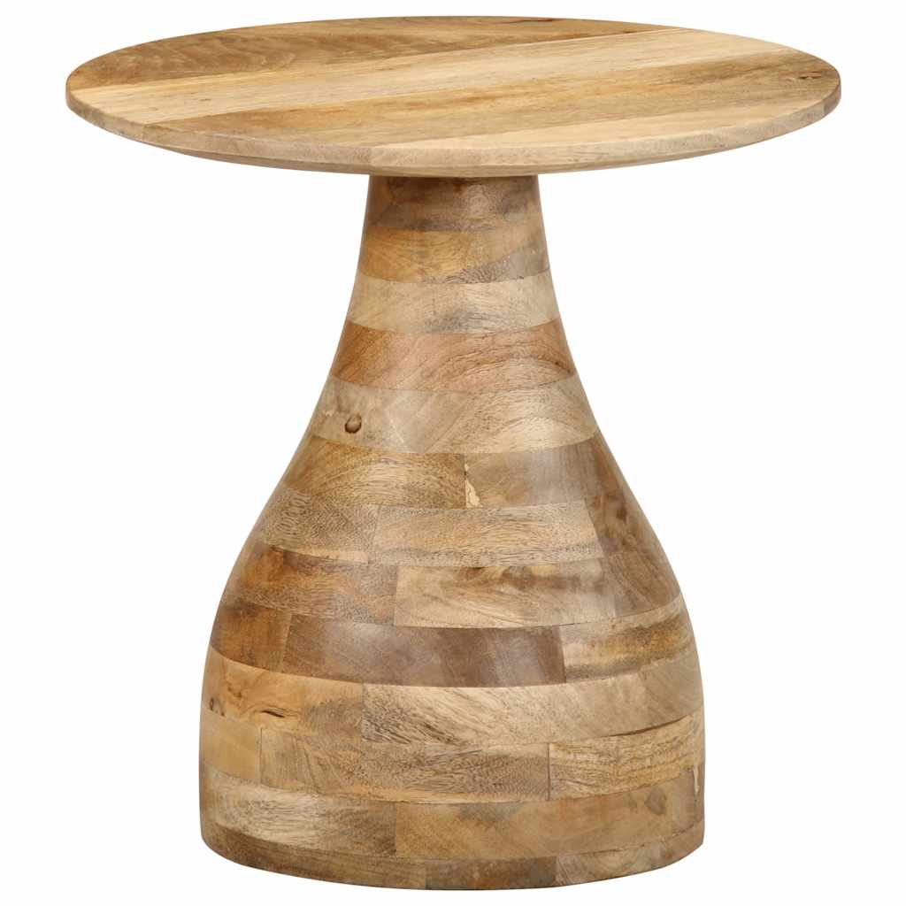 Table d'appoint Ø40x40 cm bois de manguier massif