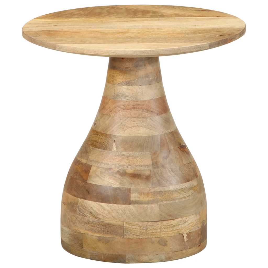 Table d'appoint Ø40x40 cm bois de manguier massif