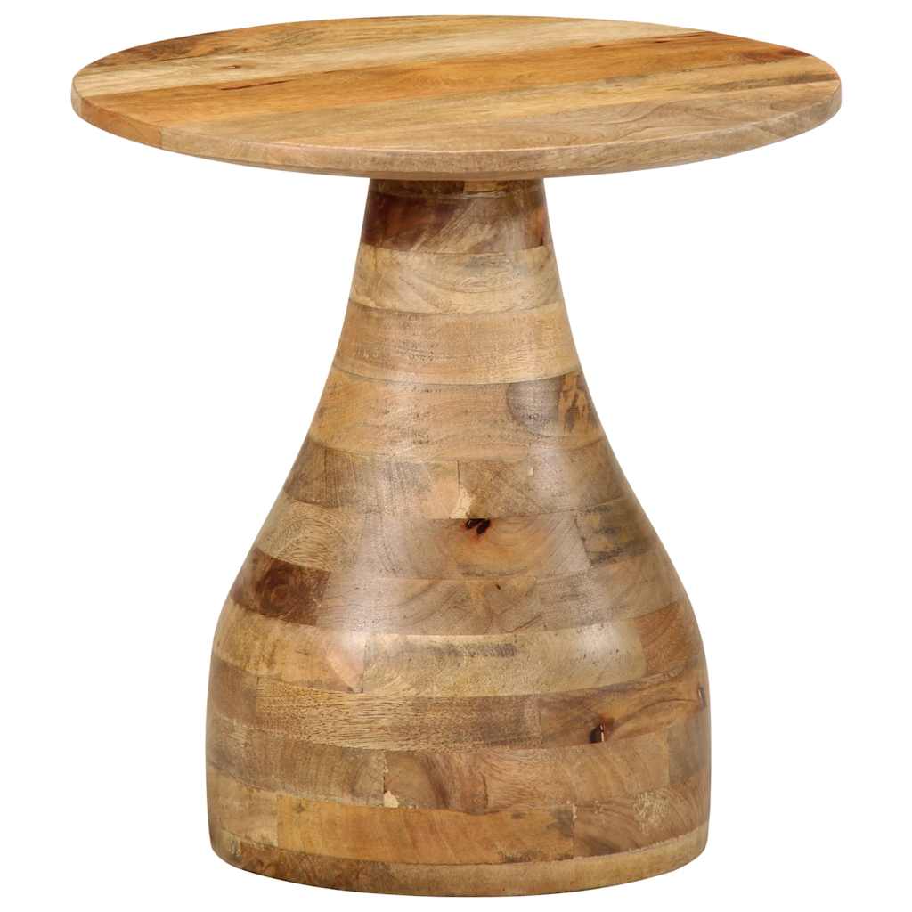 Table d'appoint Ø40x40 cm bois de manguier massif