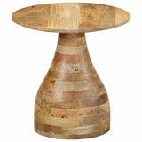 Table d'appoint Ø40x40 cm bois de manguier massif