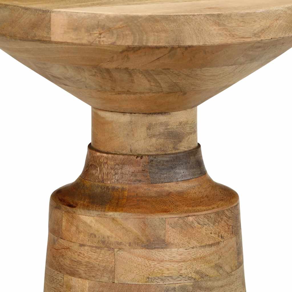 Table d'appoint Ø33x50 cm bois de manguier massif