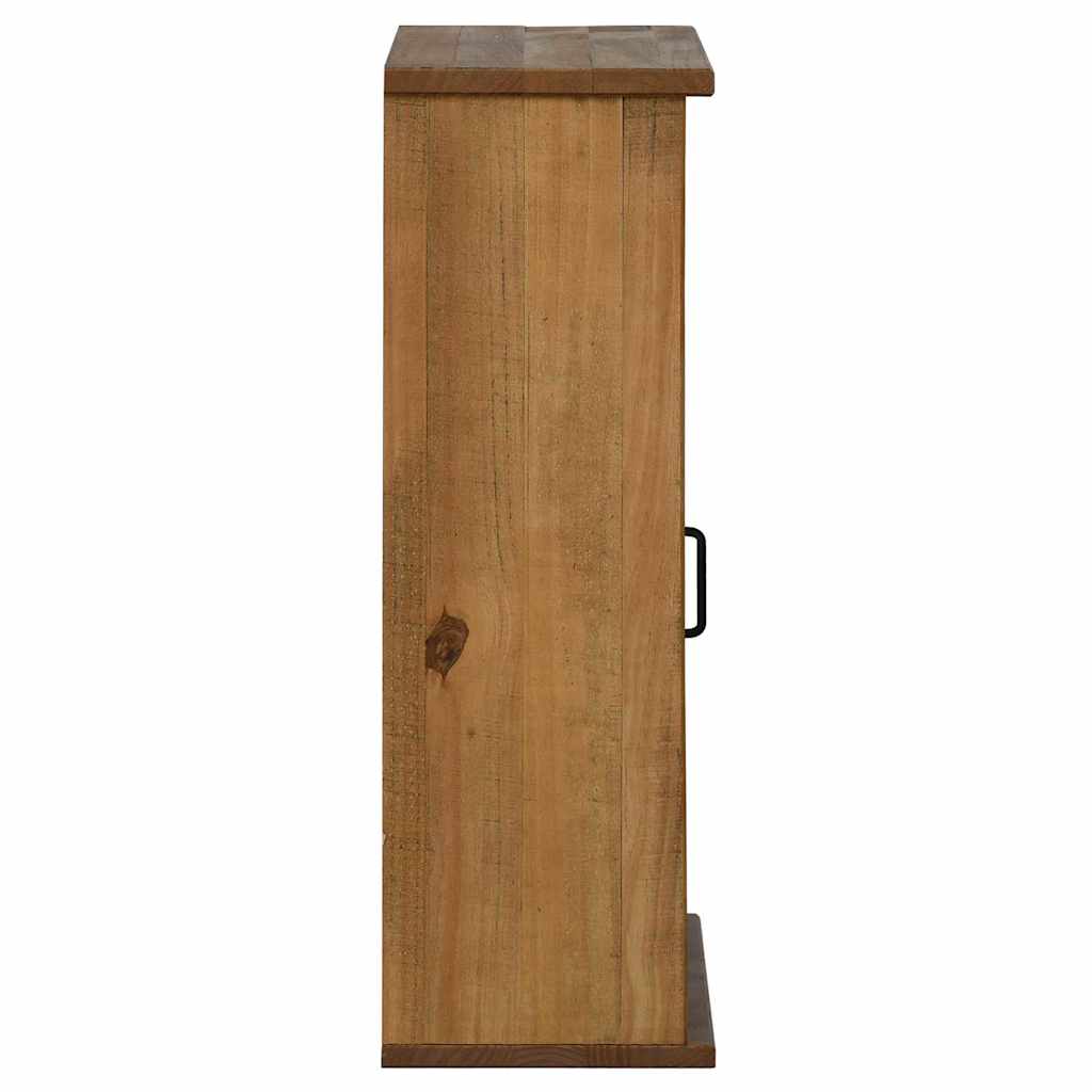 Armoire suspendue HALDEN 2 portes coulissantes 75x22,5x70cm pin