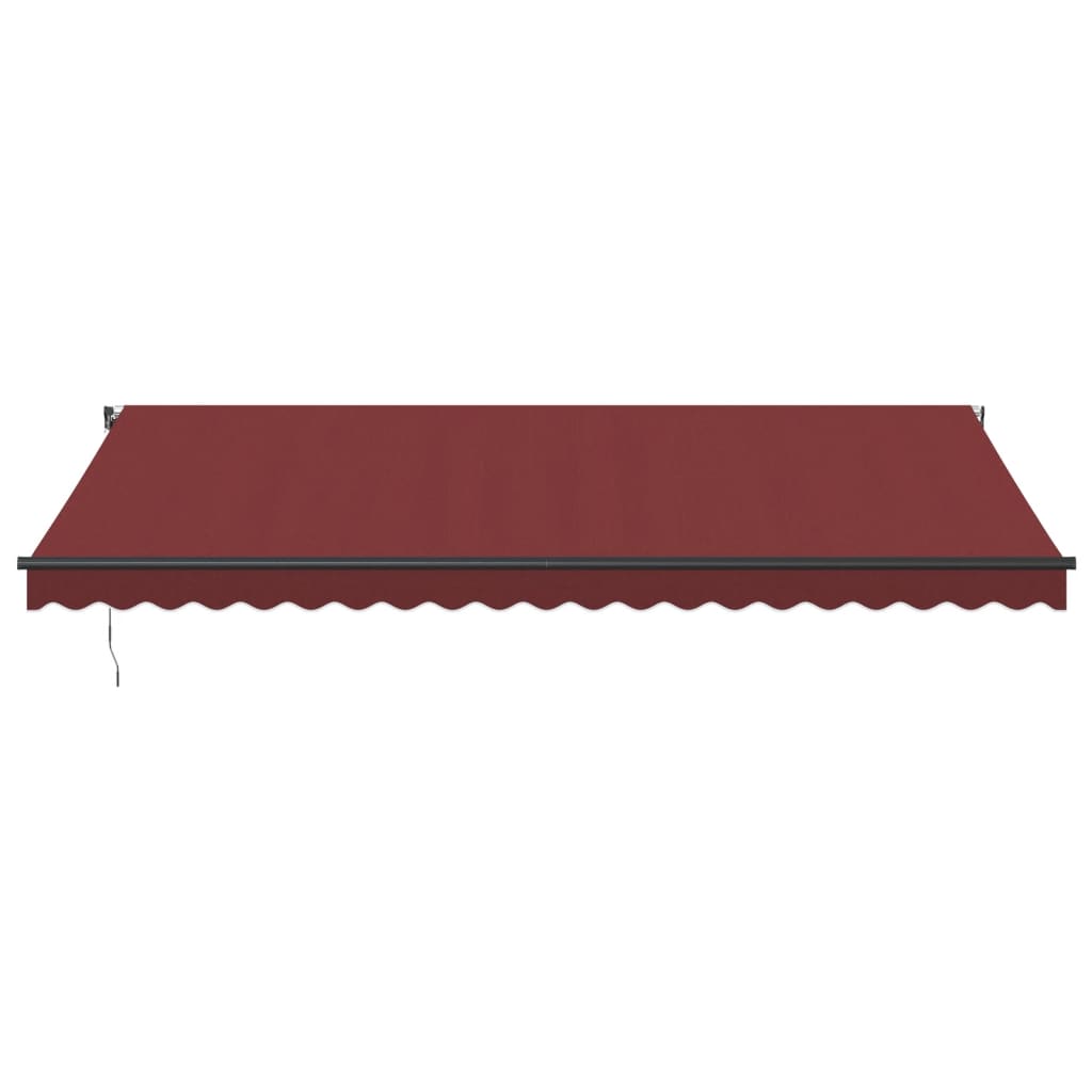 Automatic retractable awning burgundy 500x300 cm