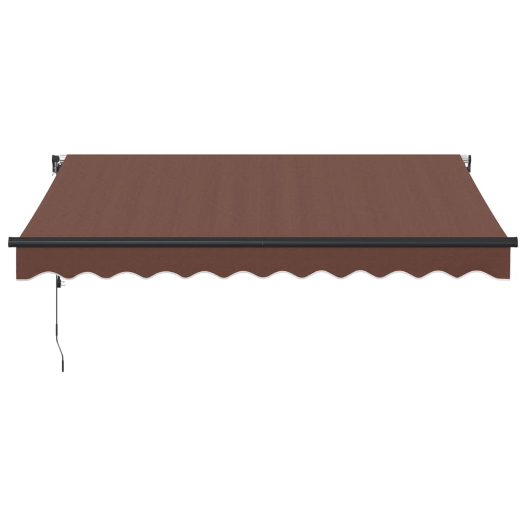 Automatic retractable awning brown 300x250 cm