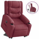 Fauteuil inclinable rouge bordeaux tissu