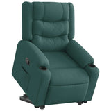 Fauteuil inclinable vert foncé tissu