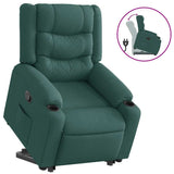 Fauteuil inclinable vert foncé tissu