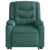 Fauteuil inclinable vert foncé tissu