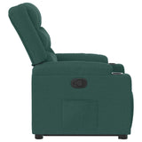 Fauteuil inclinable vert foncé tissu