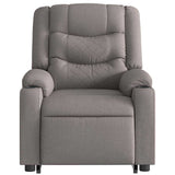 Fauteuil inclinable taupe tissu