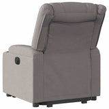 Fauteuil inclinable taupe tissu