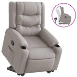 Fauteuil inclinable gris nuage tissu