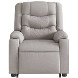 Fauteuil inclinable gris nuage tissu