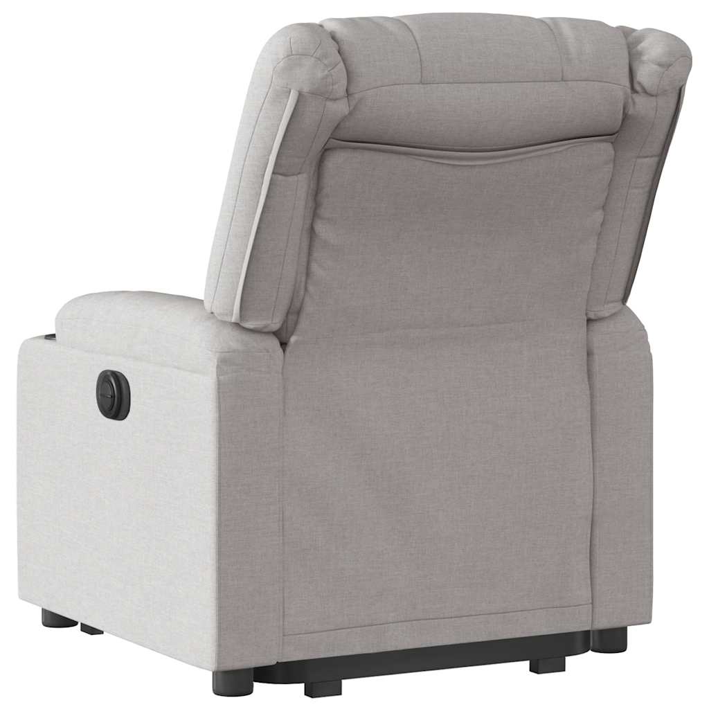 Fauteuil inclinable gris nuage tissu