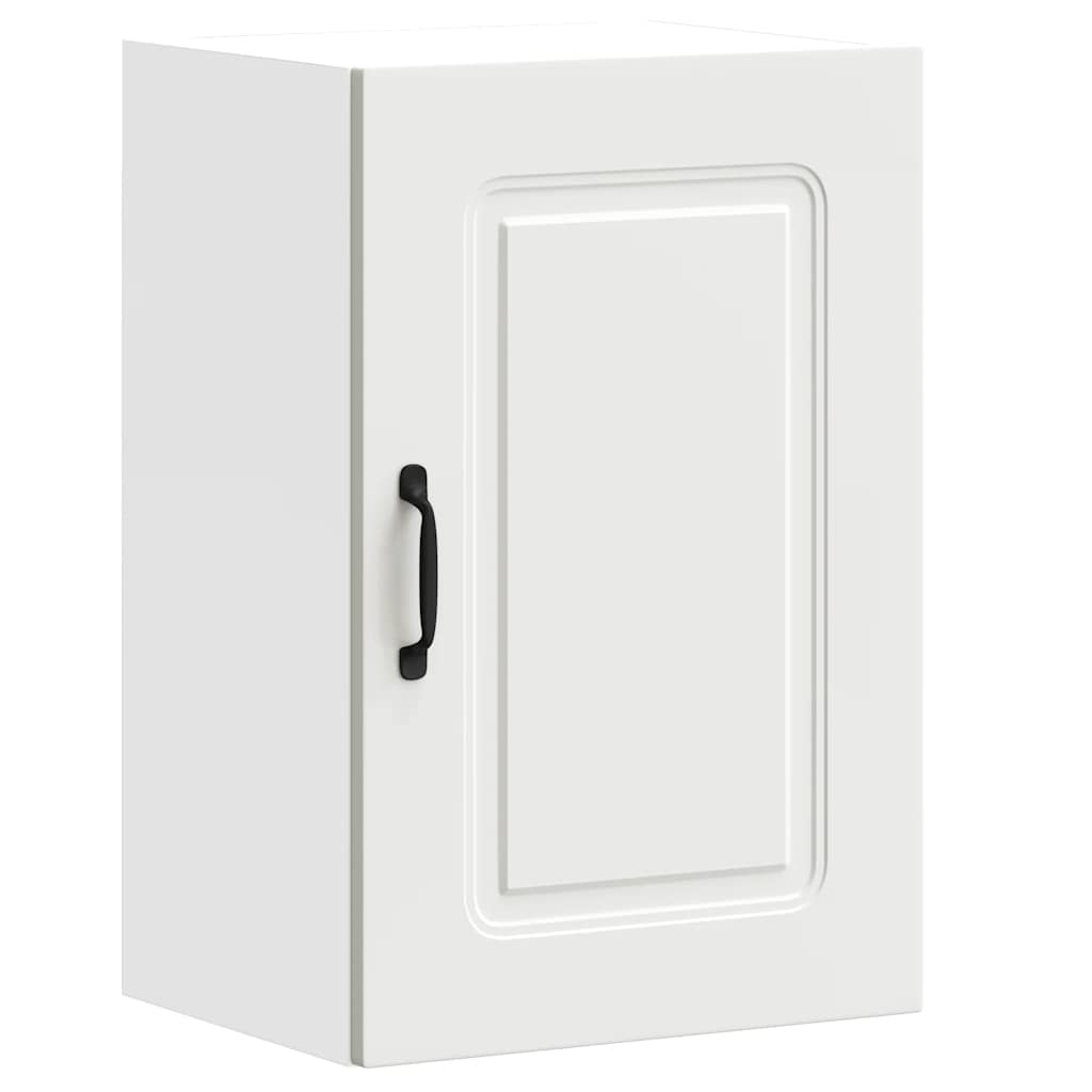 Armoire murale de cuisine Kalmar blanc bois d'ingénierie