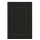 Armoire murale de cuisine Kalmar noir bois d'ingénierie