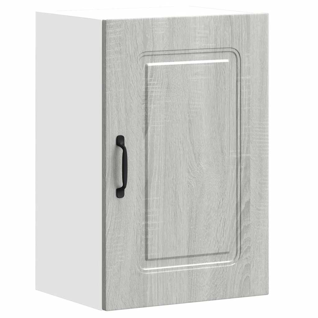 Armoire murale de cuisine Kalmar sonoma gris bois d'ingénierie