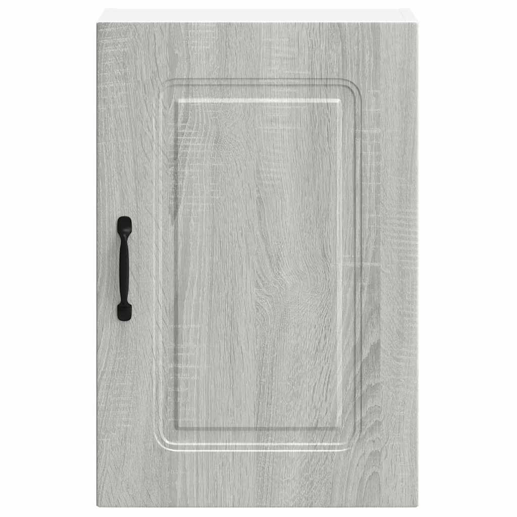 Armoire murale de cuisine Kalmar sonoma gris bois d'ingénierie