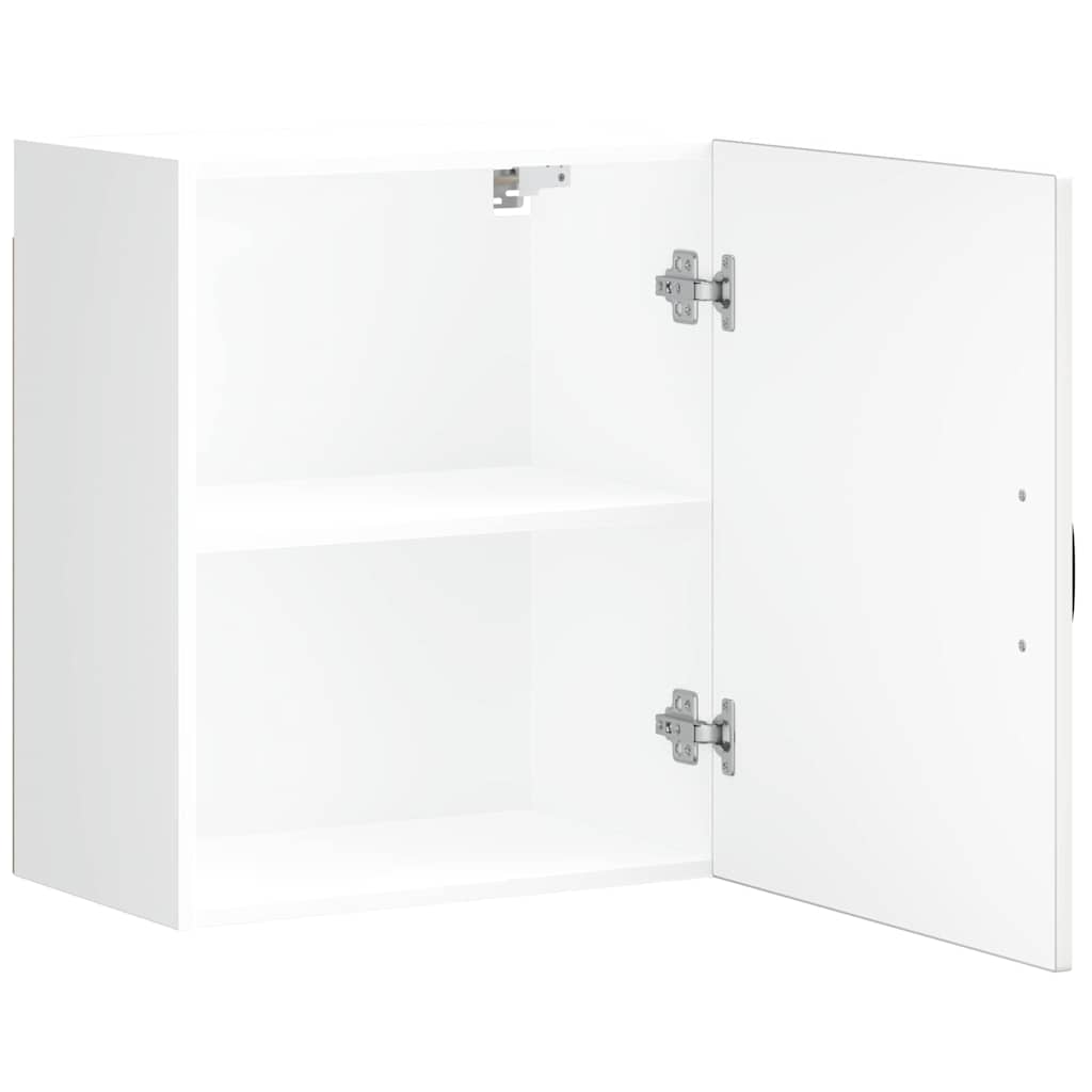 Armoires murales de cuisine 2pcs Kalmar blanc bois d'ingénierie