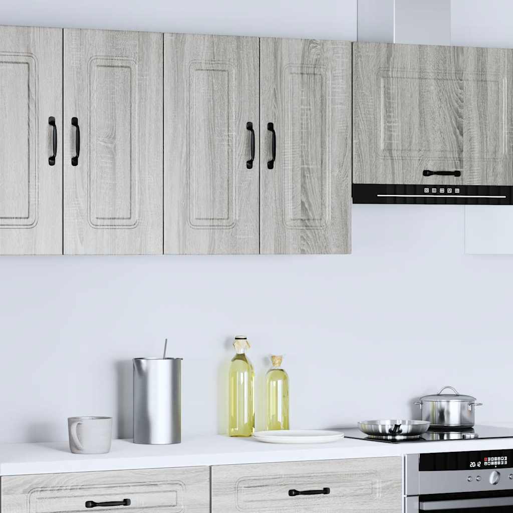 Kalmar Sonoma Gray Engineered Wood Kitchen Wall Cabinet