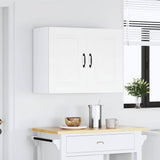 Armoire murale de cuisine Kalmar blanc bois d'ingénierie