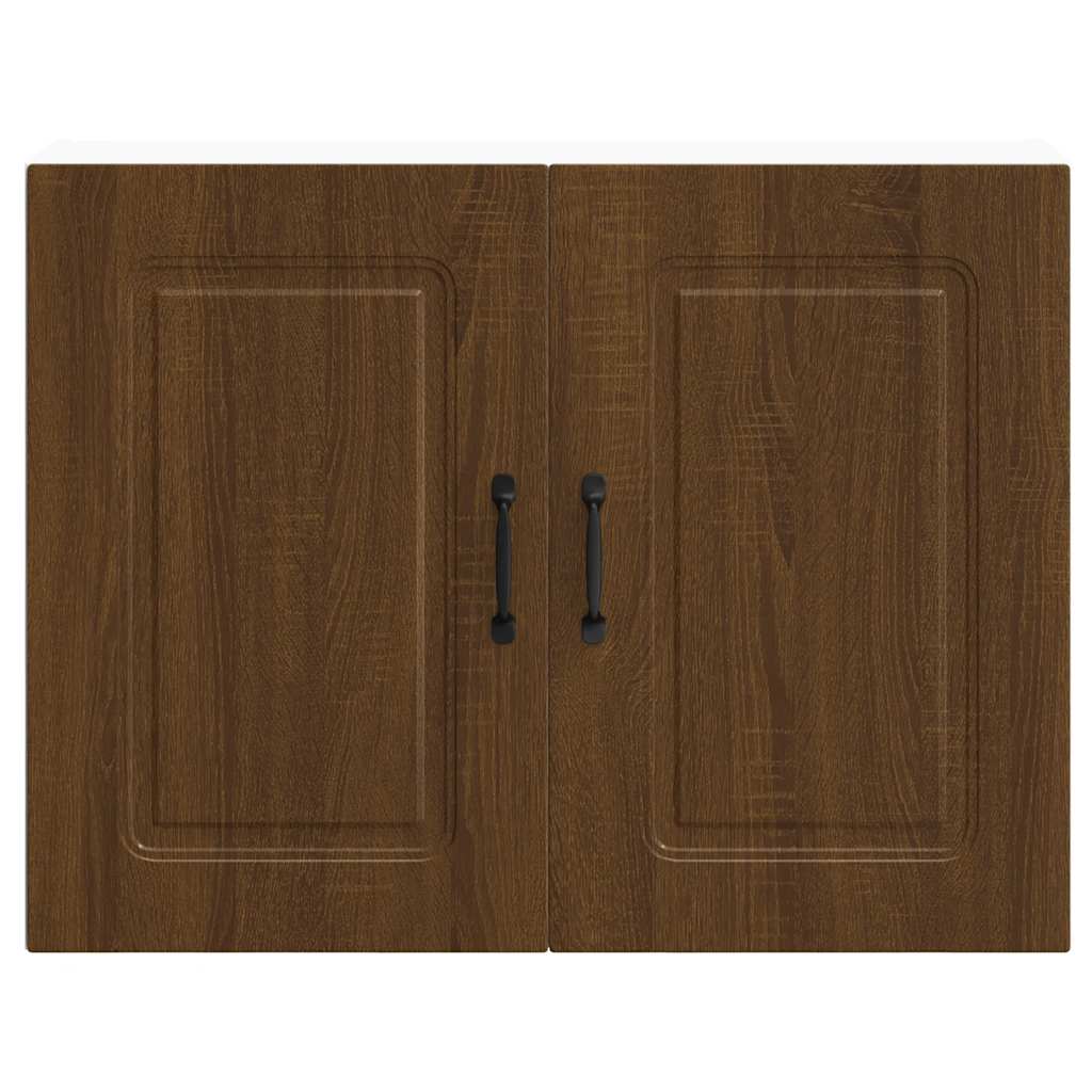 Armoire murale de cuisine Kalmar chêne marron bois d'ingénierie