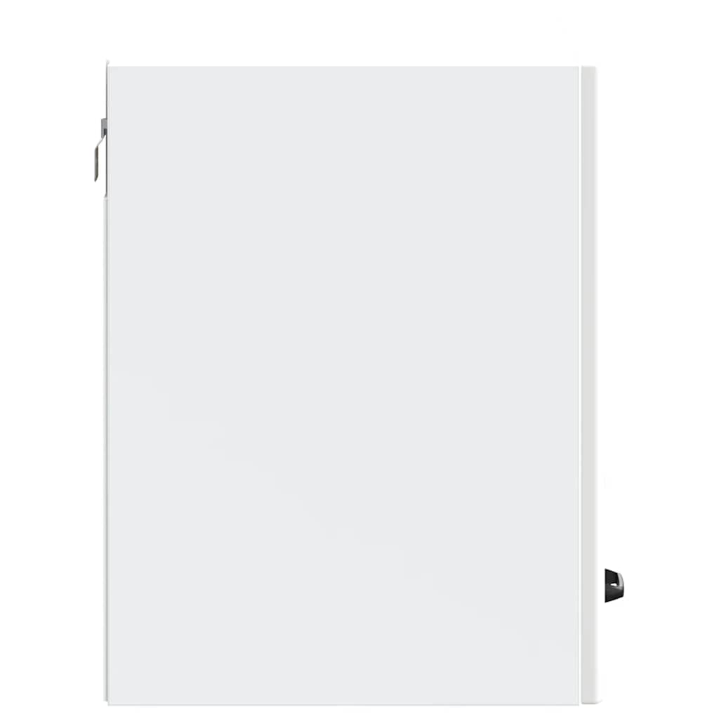 Kalmar white engineered wood kitchen wall cabinet