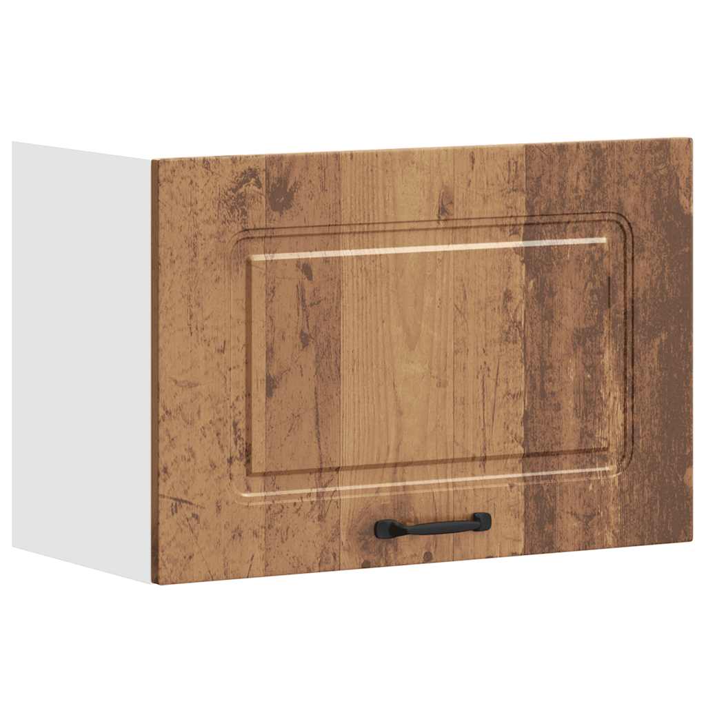 Armoire murale de cuisine Kalmar vieux bois bois d'ingénierie