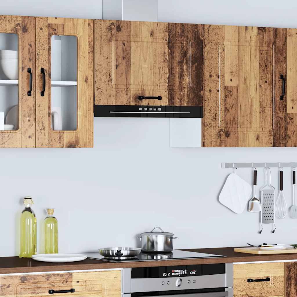 Kalmar kitchen wall cabinet old wood engineered wood