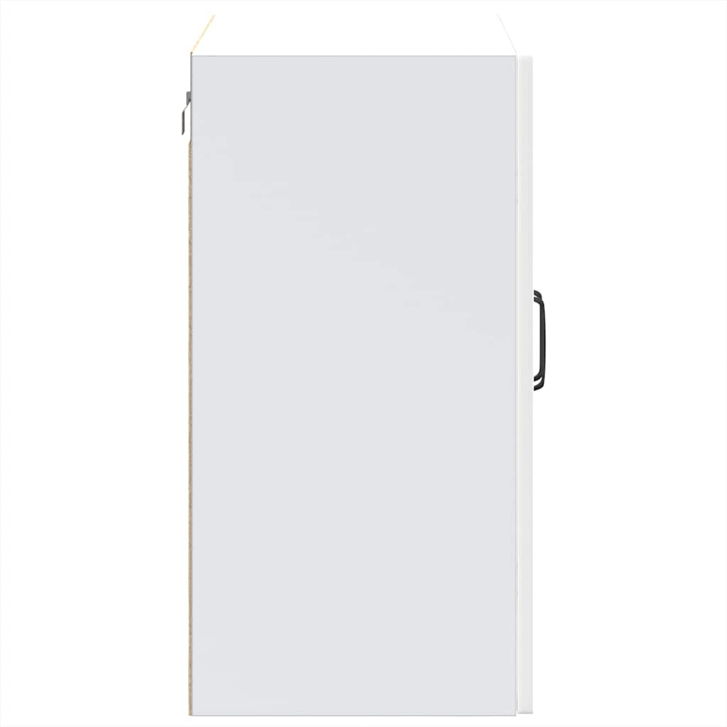 Armoire murale de cuisine avec porte en verre Kalmar blanc