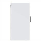 Kitchen wall cabinet with glass door Kalmar white