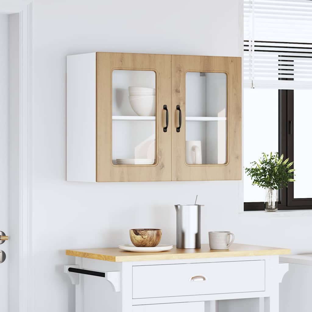 Armoire murale de cuisine avec porte en verre Kalmar