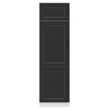 Armoire de cuisine Kalmar noir bois d'ingénierie