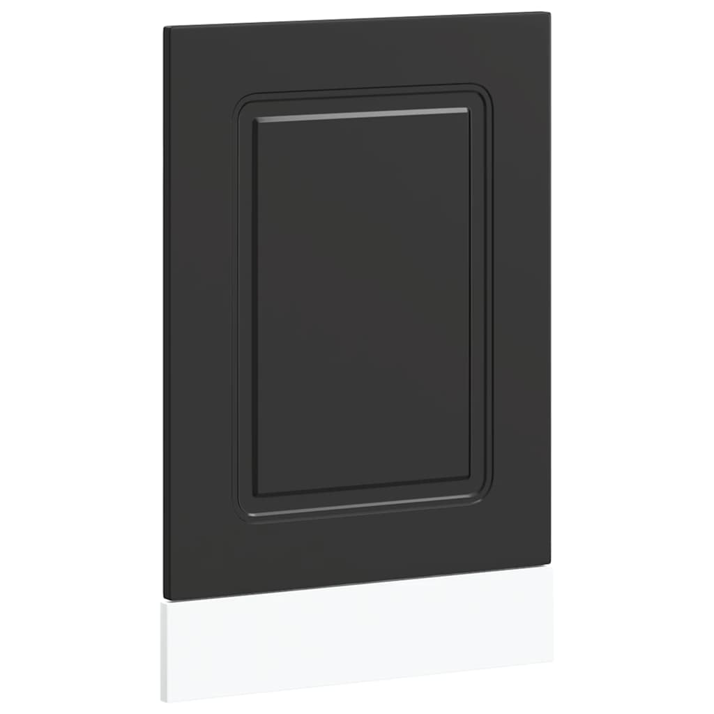 Panneau de lave-vaisselle Kalmar noir 45x1,5x67 cm