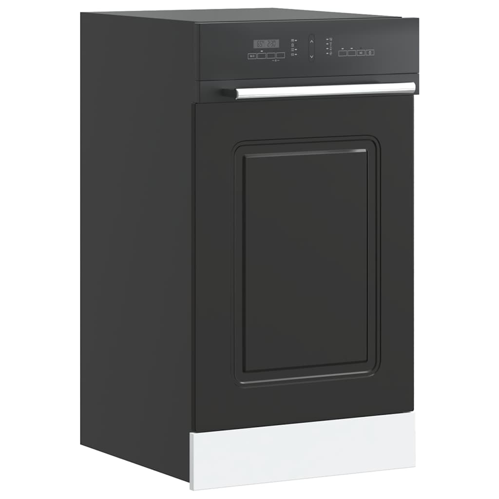 Kalmar dishwasher panel black 45x1.5x67 cm