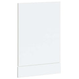 Panneau de lave-vaisselle Kalmar blanc brillant 45x1,5x67 cm