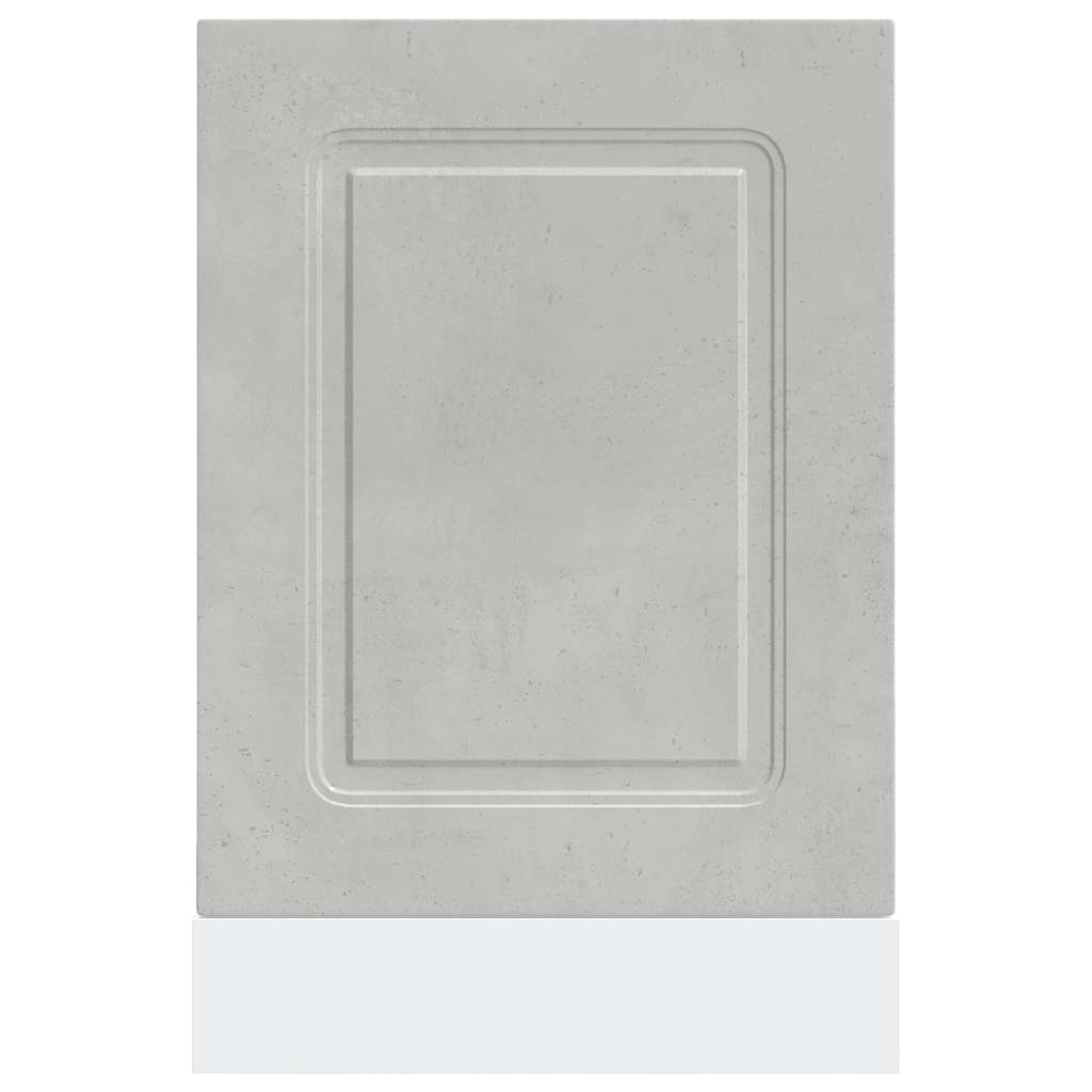 Panneau de lave-vaisselle Kalmar gris béton 45x1,5x67 cm