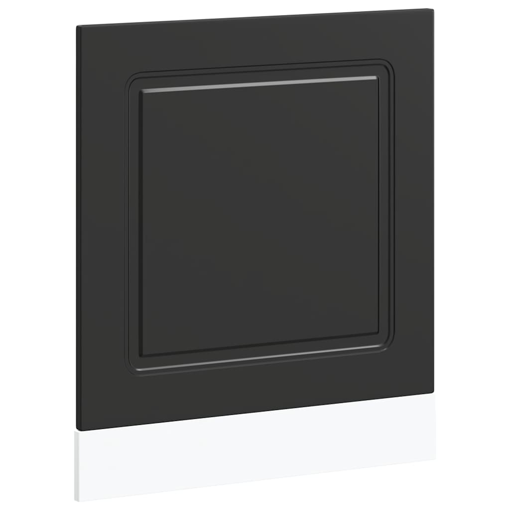 Panneau de lave-vaisselle Kalmar noir 60x1,5x67 cm