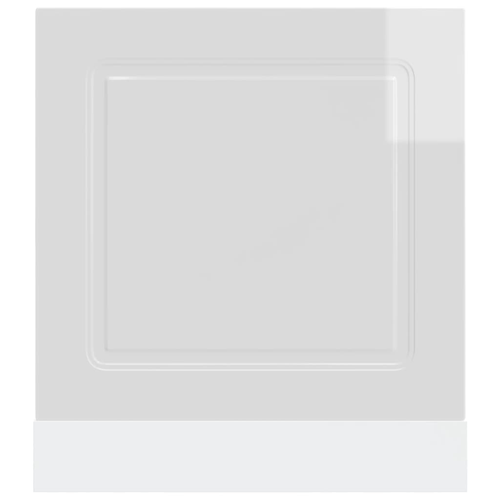 Kalmar dishwasher panel glossy white 60x1.5x67 cm