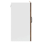 Armoire murale de cuisine avec porte en verre Kalmar chêne fumé