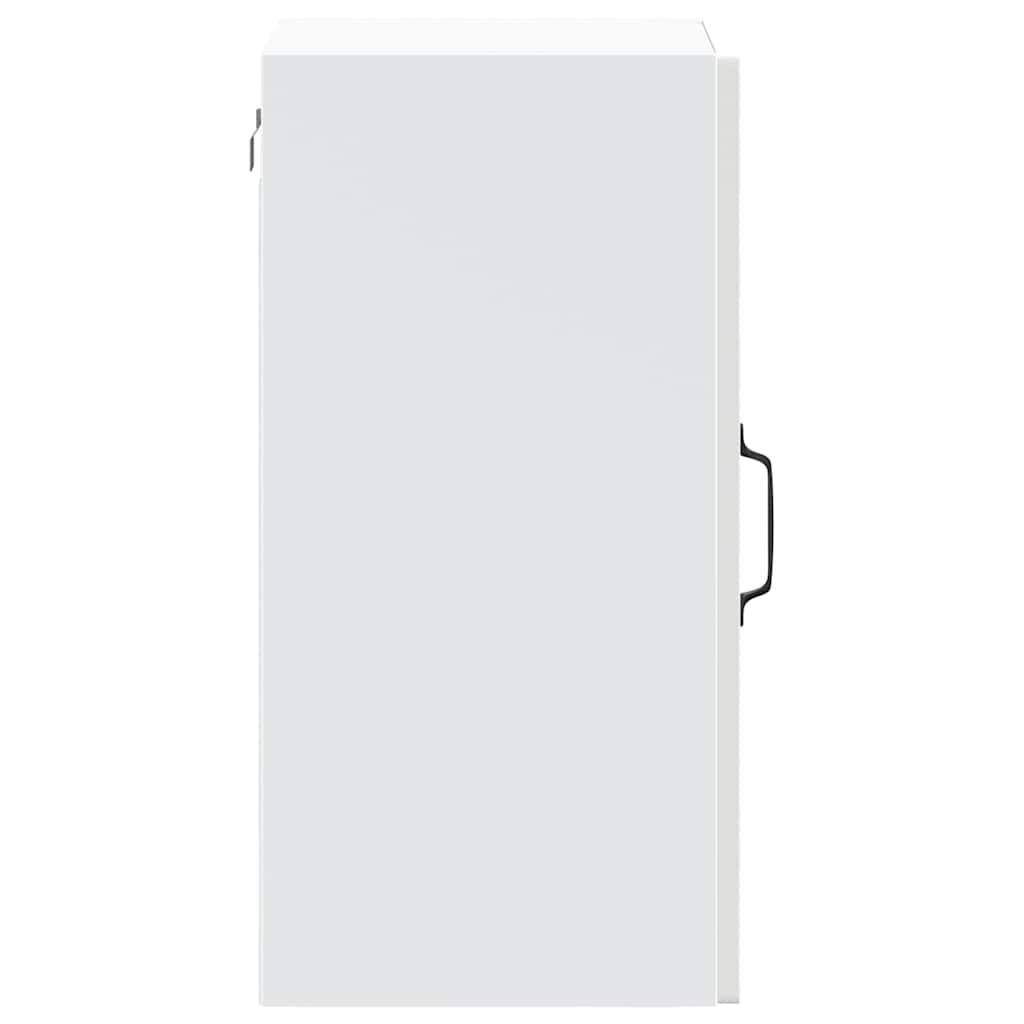 Armoire murale de cuisine avec porte en verre Lucca blanc