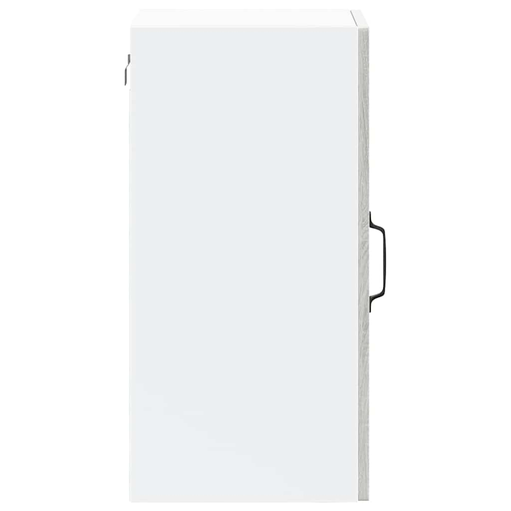 Armoire murale de cuisine avec porte en verre Lucca sonoma gris