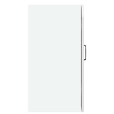 Armoire murale de cuisine Lucca blanc brillant bois ingénierie