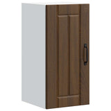 Lucca kitchen wall cabinet oak brown engineered wood