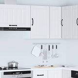 Lucca white engineered wood kitchen wall cabinet