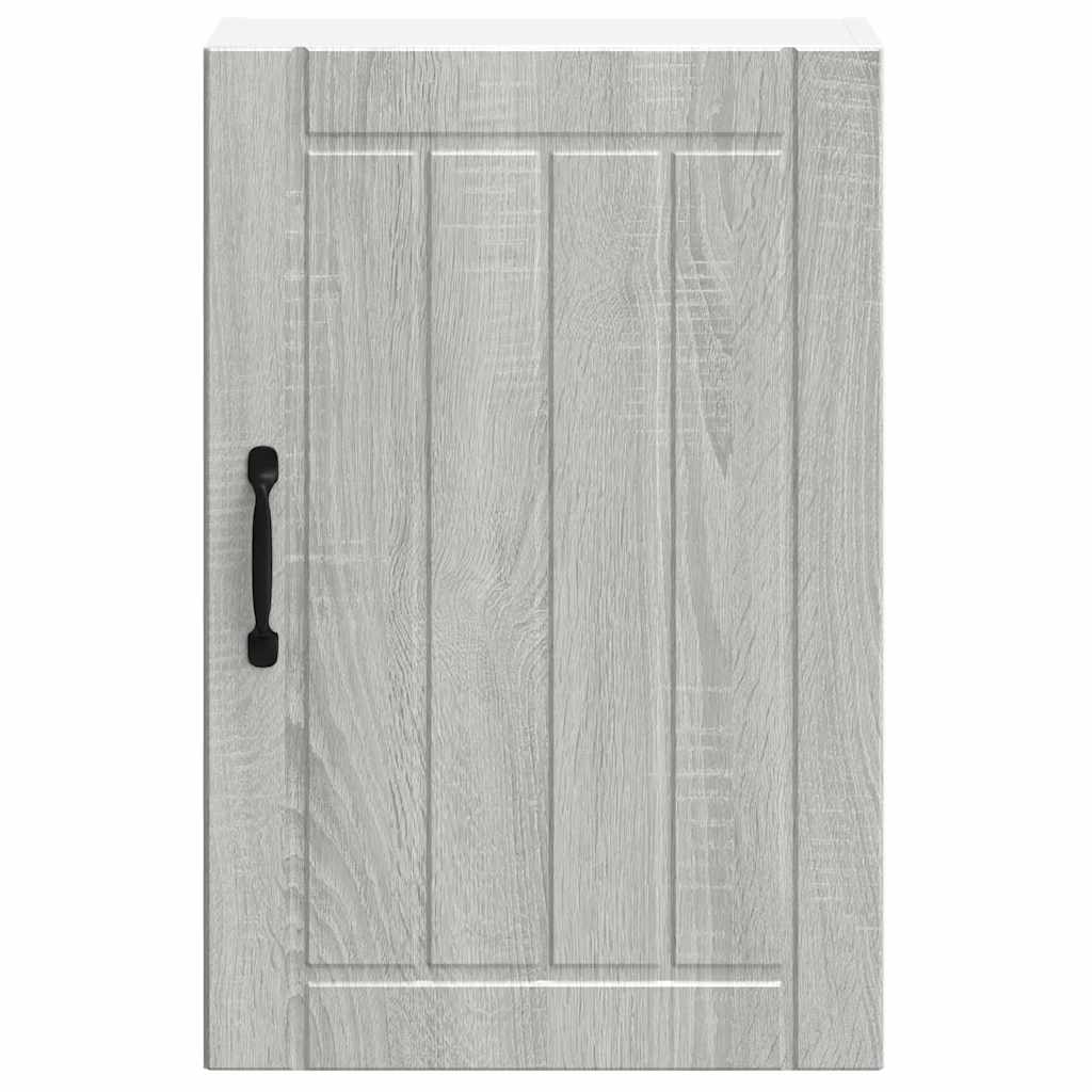 Armoire murale de cuisine Lucca sonoma gris bois ingénierie