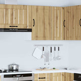 Lucca kitchen wall cabinet handcrafted oak engineered wood