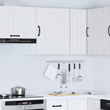 Lucca white engineered wood kitchen wall cabinet