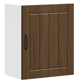 Lucca kitchen wall cabinet oak brown engineered wood